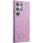 Guess GUHCS24LHGGSHU S24 Ultra S928 purple hardcase Glitter Script - imagine 4
