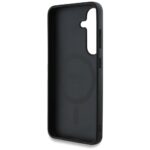 Case Guess 4G Round Patch Classic Logo MagSafe for Samsung Galaxy S25 Plus black - imagine 7