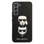 Karl Lagerfeld KLHCS22SSAKICKCBK S22S901 black Saffiano Karl & Choupette Head - imagine 3