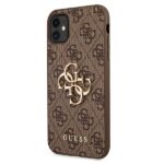 Guess GUHCN614GMGBR iPhone 11 6,1/ Xr brown hardcase 4G Big Metal Logo - imagine 2