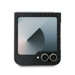 Case BMW BMHCZF623PUDTK Z Flip6 F741 black hardcase Carbon Tricolor - imagine 3