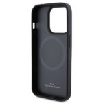 Case BMW BMHMP15LSLLBK iPhone 15 Pro 6.1" black MagSafe Leather Hot Stamp - imagine 7