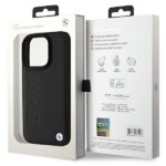 BMW BMHCP16XSLLBK iPhone 16 Pro Max 6.9" black hardcase Leather Hot Stamp - imagine 8