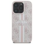 Guess GUHMP16XP4RPSP iPhone 16 Pro Max 6.9" pink hardcase 4G Printed Stripes MagSafe - imagine 3