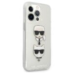 Karl Lagerfeld KLHCP13XKCTUGLS iPhone 13 Pro Max 6,7" silver hardcase Glitter Karl`s & Choupe - imagine 4