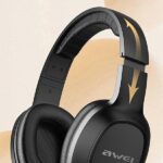 AWEI GM6 on-ear headphones 3.5mm jack black - imagine 5