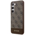 Guess GUHCS24MG4GLBR S24+ S926 brown hardcase 4G Stripe Collection - imagine 2