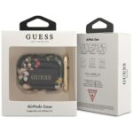 Guess GUACAPTPUBKFL04 AirPods Pro cover black N.4 Flower Collection - imagine 2
