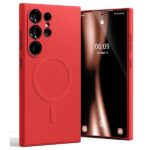 Mercury MagSafe Semi-Silicone Sam S24Ultra S928 red