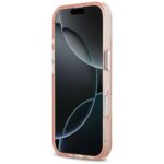 Karl Lagerfeld IML Glitter Karl & Choupette Heads Logo MagSafe Case for iPhone 17 Pink - imagine 5