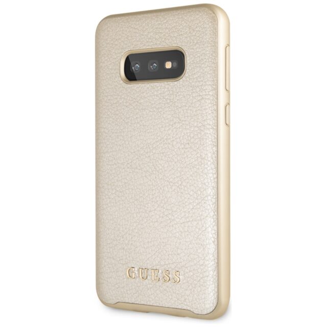 Guess GUHCS10LIGLGO S10e G970 gold hard case Iridescent - imagine 2