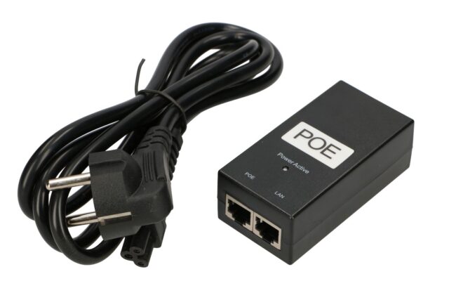 Extralink POE-24-24W-G | PoE Power supply | 24V, 1A, 24W, Gigabit, AC cable included - imagine 4