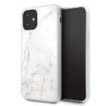Guess GUHCN61HYMAWH iPhone 11 6,1" / Xr white Marble tempered glass