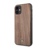 Mercedes MEHCN61VWOLB iPhone 11 6,1"/ Xr hard case brown Wood Line Walnut - imagine 2
