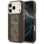 Case Guess 4G Stripe MagSafe for iPhone 17 Pro brown