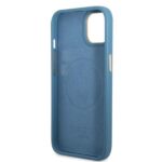 Guess GUHMP13MU4GPRB iPhone 13 / 14 / 15 6.1" blue hard case 4G Logo Plate MagSafe - imagine 7