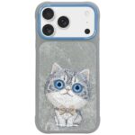 Case Nimmy Big Eyed Pet 2.0 Cat for iPhone 17 Pro Max grey