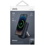 UNIQ Powerbank Hoveo 5000mAh USB-C 20W PD Fast charge Wireless Magnetic niebieski/storm blue - imagine 7