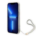 Guess GUOHCP14MHFLSU iPhone 14 Plus / 15 Plus 6.7" purple hardcase Flower Strap - imagine 4