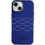 Audi IML MagSafe Case iPhone 15 / 14 / 13 6.1" navy blue hardcase AU-IMLMIP15-A6/D3-BE