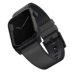 UNIQ Straden Strap Apple Watch Series 1-8/SE/SE2/SE3Ultra1/2/3 42/44/45/49 Leather Hybrid Strap gray