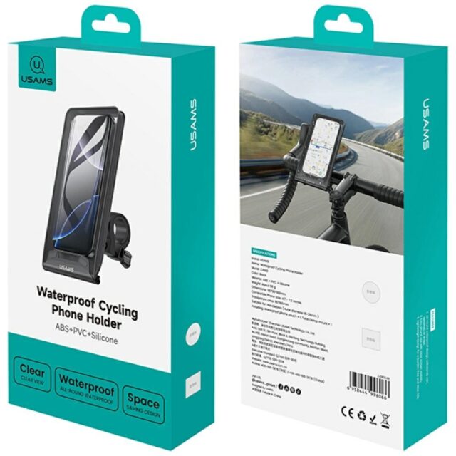 Bicycle holder USAMS ZJ083 waterproof black - imagine 5