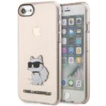 Karl Lagerfeld KLHCI8HNCHTCP iPhone 7/8/SE 2020 / SE 2022 pink hardcase Ikonik Choupette