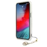 Guess GUHCP13XKS4GGO iPhone 13 Pro Max 6,7" Transparent hardcase 4G Gold Charms Collection - imagine 5