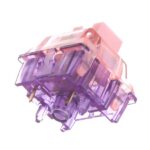 Mechanical keyboard Epomaker Shadow-X Flamingo Switch black-silver - imagine 7