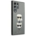 Karl Lagerfeld KLHCS22LSAKICKCSL S22 Ultra S908 silver Saffiano Karl & Choupette Head - imagine 4