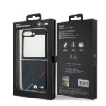 Case BMW BMHCZF623PUDTK Z Flip6 F741 black hardcase Carbon Tricolor - imagine 8