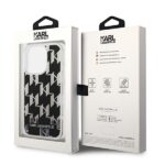Karl Lagerfeld KLHCP14LLMNMK iPhone 14 Pro 6,1" hardcase black Liquid Glitter Monogram - imagine 8