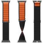 Pasek Spigen WBF1 do Apple Watch          6/7/8/9/10/11/SE/SE 3/Ultra 1/Ultra 2 44/45/46/49mm czarno-pomarańczowy - imagine 8