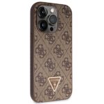 Guess GUHCP14XP4TDSCPW iPhone 14 Pro Max 6.7" brown hardcase Crossbody 4G Metal Logo - imagine 4