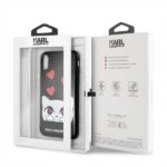 Karl Lagerfeld KLHCPXVDCBK iPhone X hard case black Valentine - imagine 5