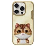 Nimmy case iPhone 16 Pro Max 6.9" khaki  Big Eyed Pet 2.0 Cat
