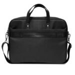 Guess Bag GUCB15PSATLK 16" black Saffiano Triangle Logo - imagine 3