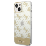 Guess GUHCP14MHG4MHG iPhone 14 Plus / 15 Plus 6.7" gold hardcase 4G Pattern Script - imagine 2