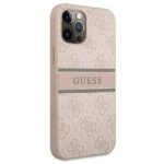 Guess GUHCP12M4GDPI iPhone 12/12 Pro 6,1" pink hardcase 4G Stripe - imagine 4