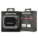 AMG AMAP2RBK AirPods Pro 2 (2022/2023) cover black Silicone with White Logo - imagine 4
