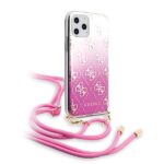 Guess GUHCN58WO4GPI iPhone 11 Pro pink hard case 4G Gradient