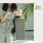 USAMS braided cable U41 lightning 2m 2A red SJ394USB02 (US-SJ394) Fast Charge - imagine 6