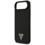 Case Guess Silicone Triangle Logo MagSafe for iPhone 17 Air black - imagine 6