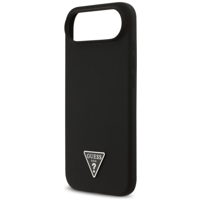 Case Guess Silicone Triangle Logo MagSafe for iPhone 17 Air black - imagine 6