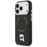 Karl Lagerfeld Karl Pin MagSafe Case for iPhone 17 Pro Max Black - imagine 2