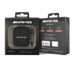 AMG AMA2RBK AirPods cover black Silicone with Big Logo - imagine 3