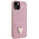 Guess GUHCP14MHDGTPP iPhone 14 Plus/ 15 Plus 6.7" pink hardcase Rhinestone Triangle - imagine 4