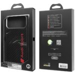 Case Audi R8 Carbon Fiber MagSafe for iPhone 17 Pro Max black - imagine 10
