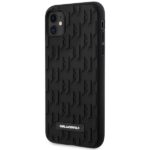 Karl Lagerfeld KLHCN61RUPKLPK iPhone 11/ Xr 6.1" hardcase black 3D Monogram - imagine 2