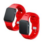 3MK Silicone Watch Strap red for Apple Watch 38/40/41mm - imagine 5